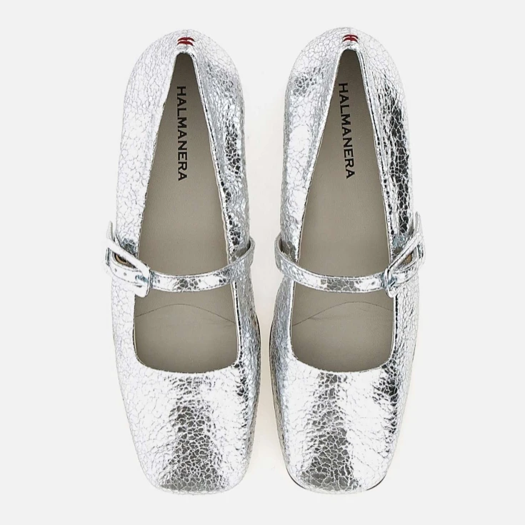 Halmanera国现  金属感舒适时尚芭蕾平底鞋