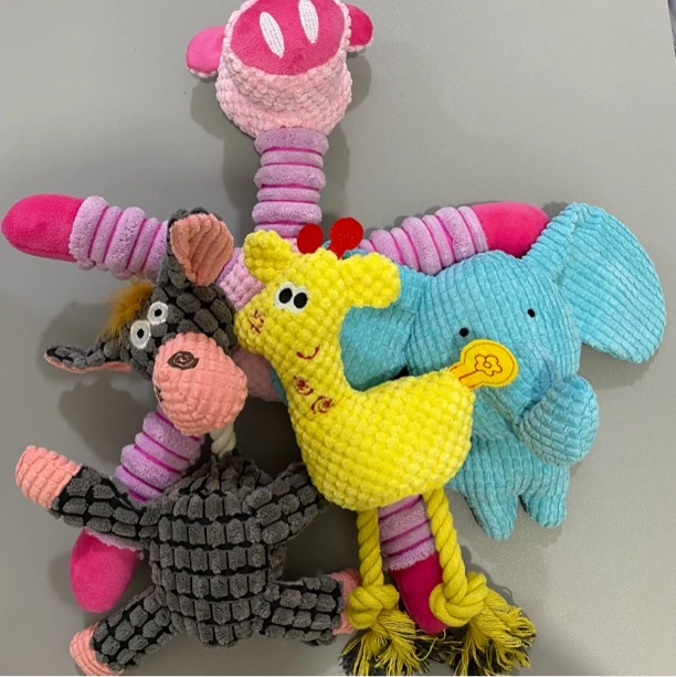 大字猪粉驴蓝象黄鹿套餐发声玩具