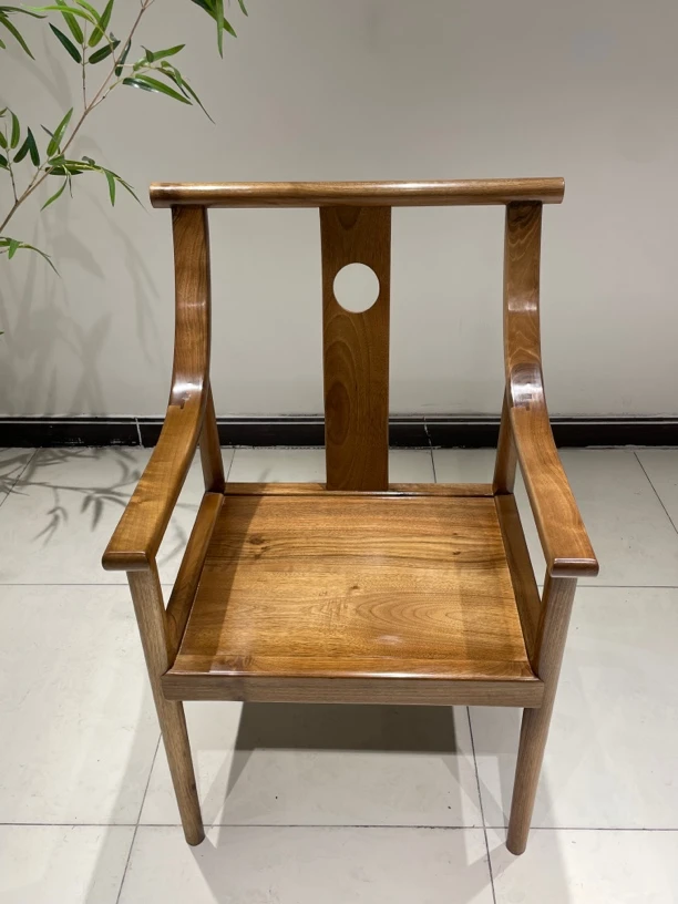 核桃木休闲椅茶桌椅