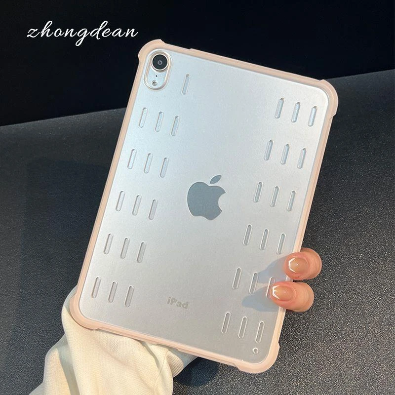 适用苹果2022轻薄平板散热亚克力ipad保护壳ipadpro11保护套mini6