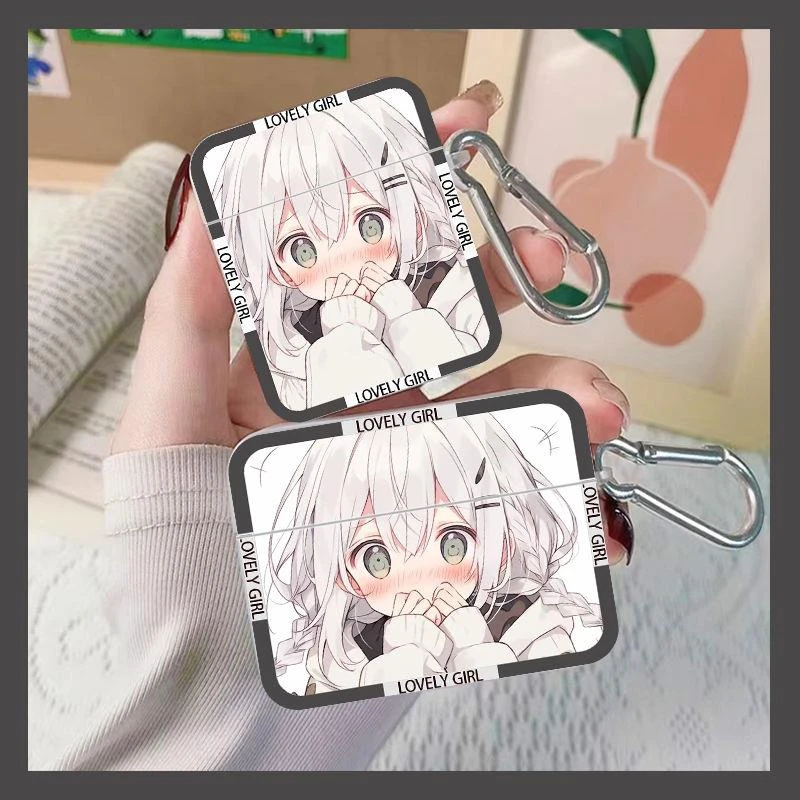 害羞女孩适用于AirPodsPro保护套AirPods3代苹果airpods2耳机套