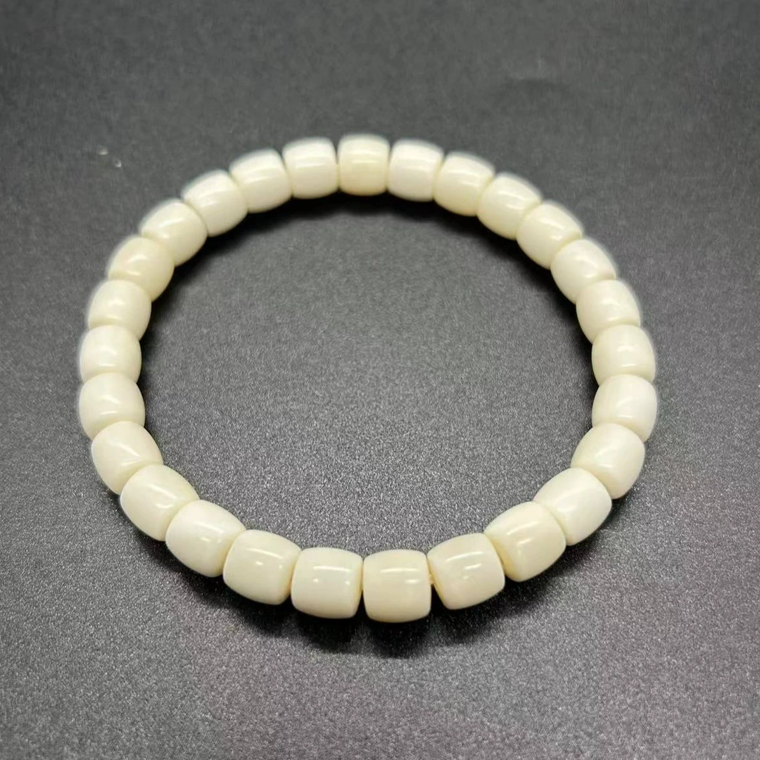 8*7直切鹿角手串 养殖鹿角 精品时尚百搭款 高密高度 素圈