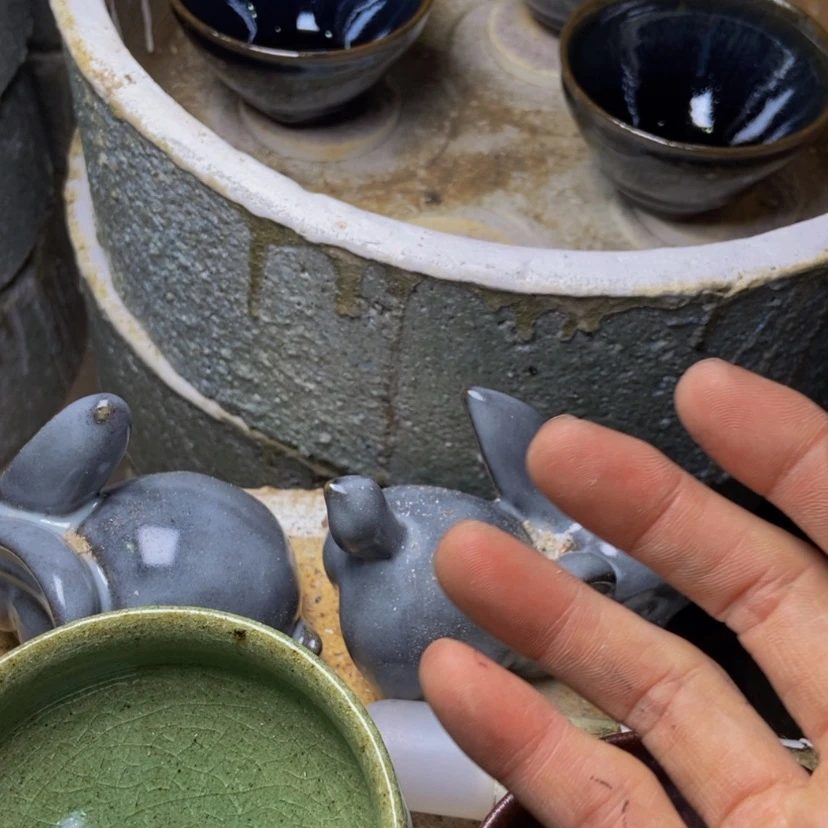 【闪购商品】陶茶盏【****竹