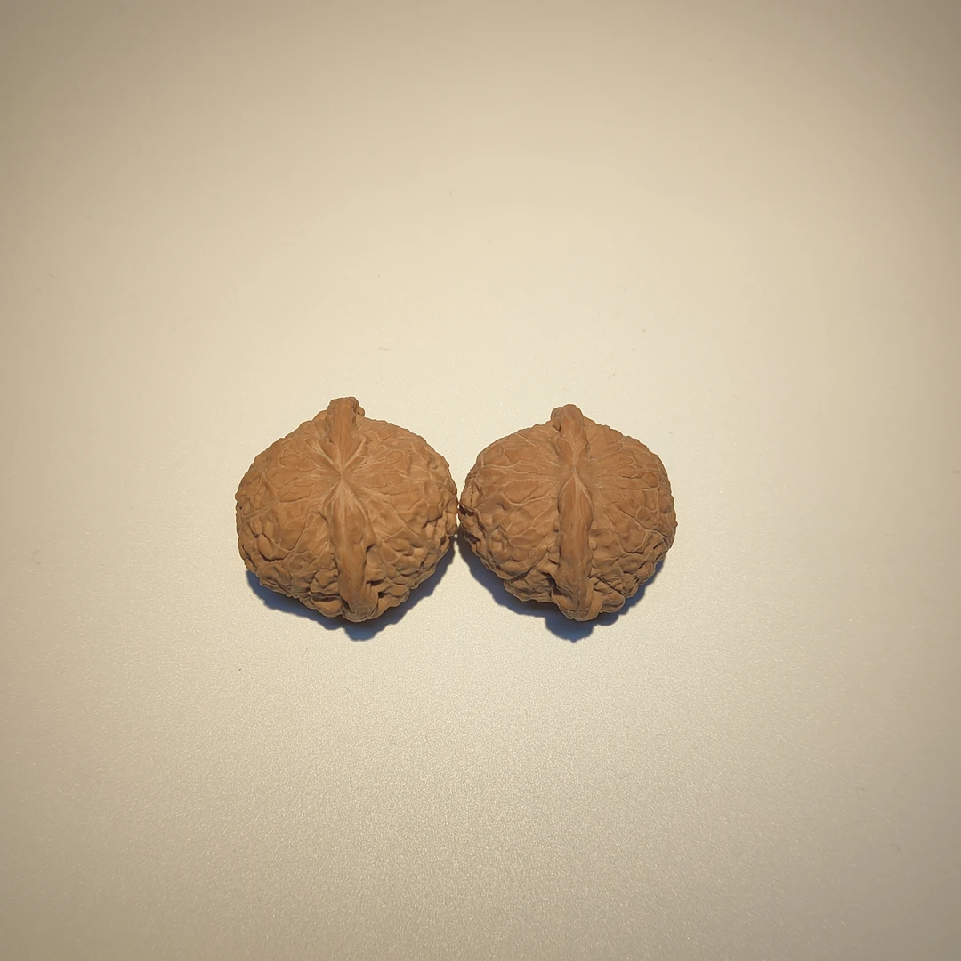 一物一图南瓜墩边文玩核桃43尺全品无修