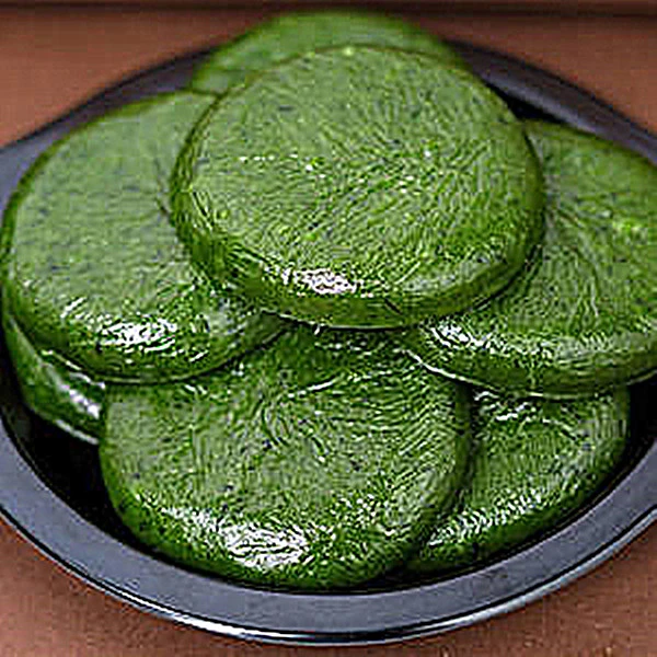 糍粑 湖南抖糍粑（糯米、高粱、艾叶糍粑）2包24小片 248克*2包煎炸