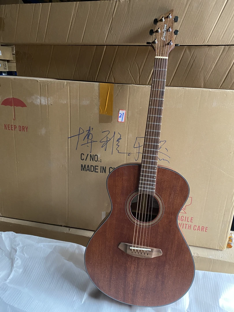 贝朗全单板电箱吉他 Breedlove吉他 民谣吉他