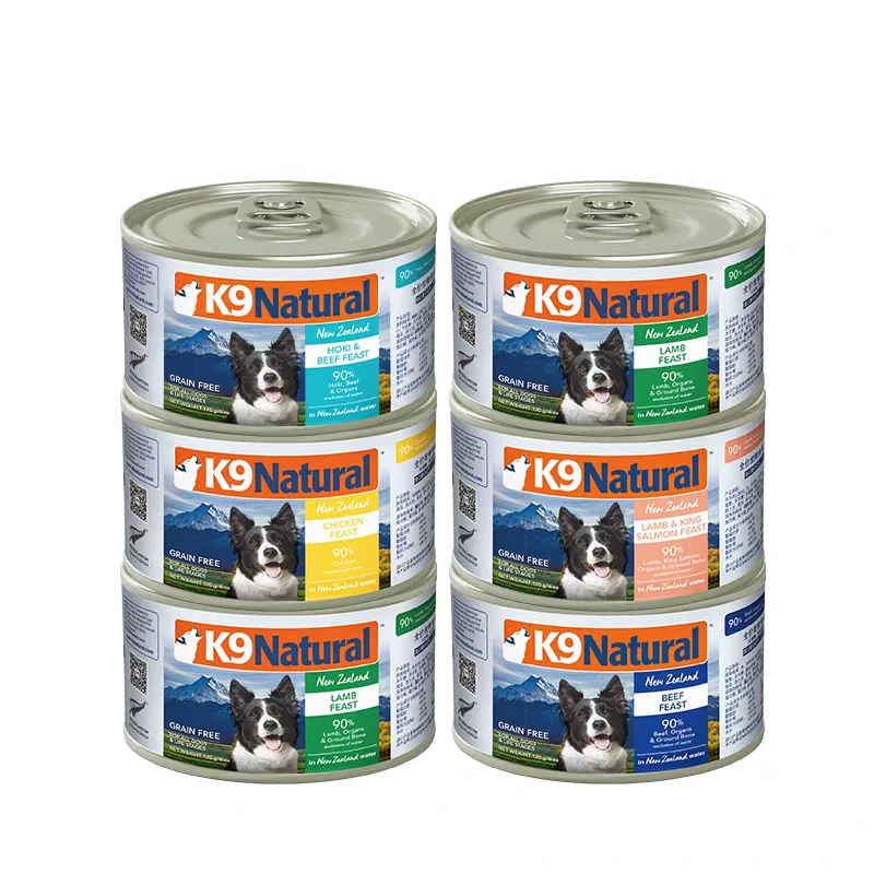 新西兰K9 Natural狗罐头湿粮牛肉羊肉羊肚拌饭主食罐头