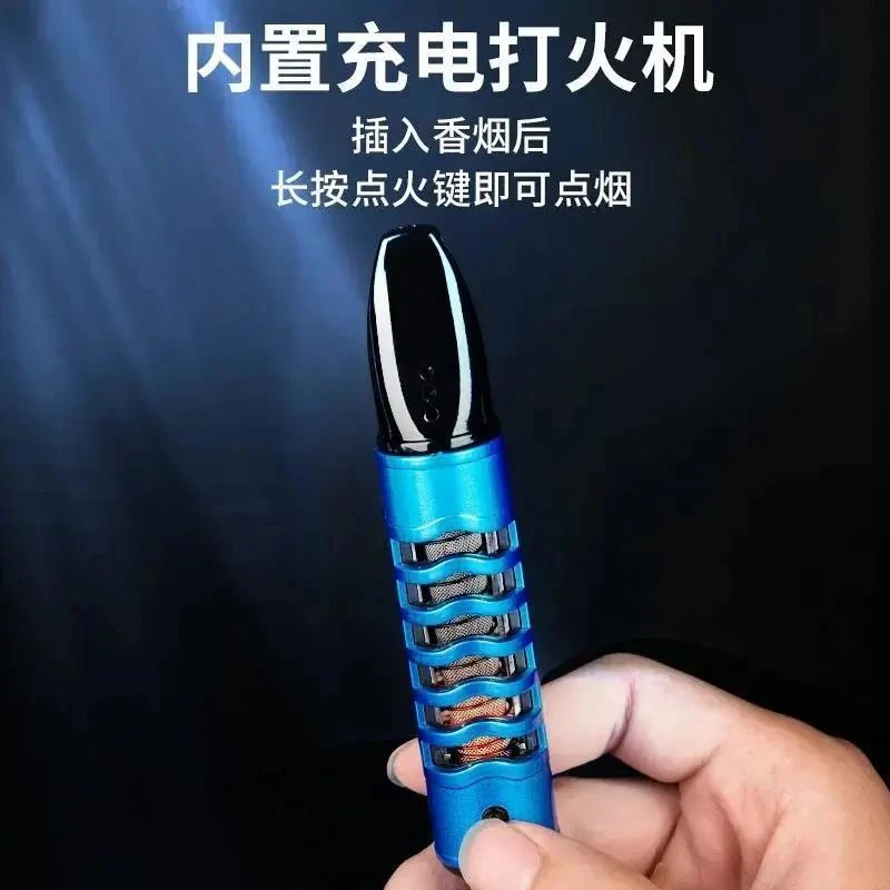 车载烟灰缸防烟灰懒人烟嘴打火机不掉烟灰抽烟神器免弹灰循环烟套