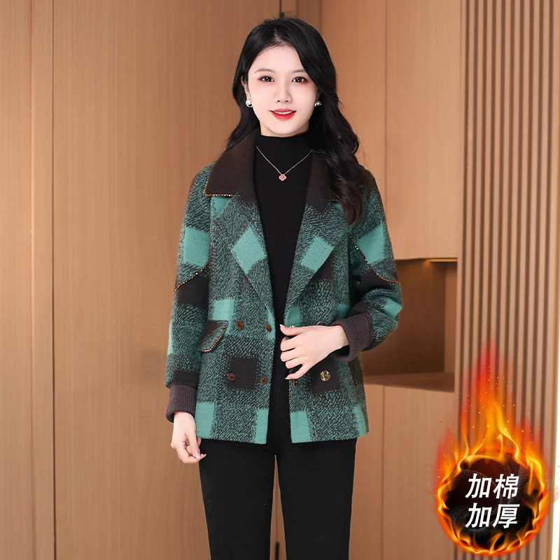 优雅新款气质时尚大气减龄休闲收腰显瘦短外套22786-LDD