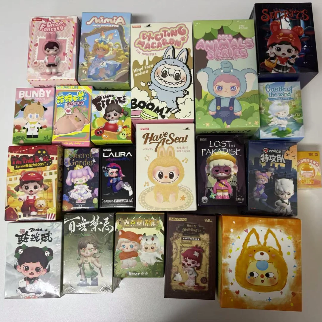 【小羊潮玩随机盲盒】萌粒系列潮玩萌粒手办盲盒产品