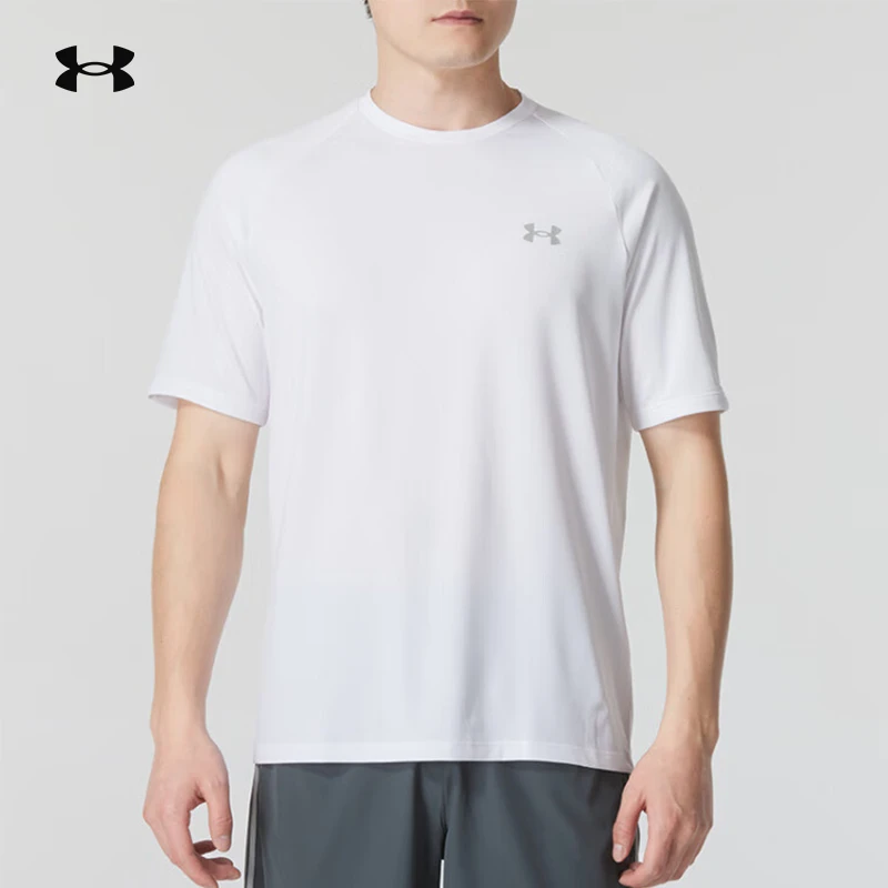 【断码清】安德玛UA官方夏季短袖Tech清凉健身速干T训练运动短袖T恤