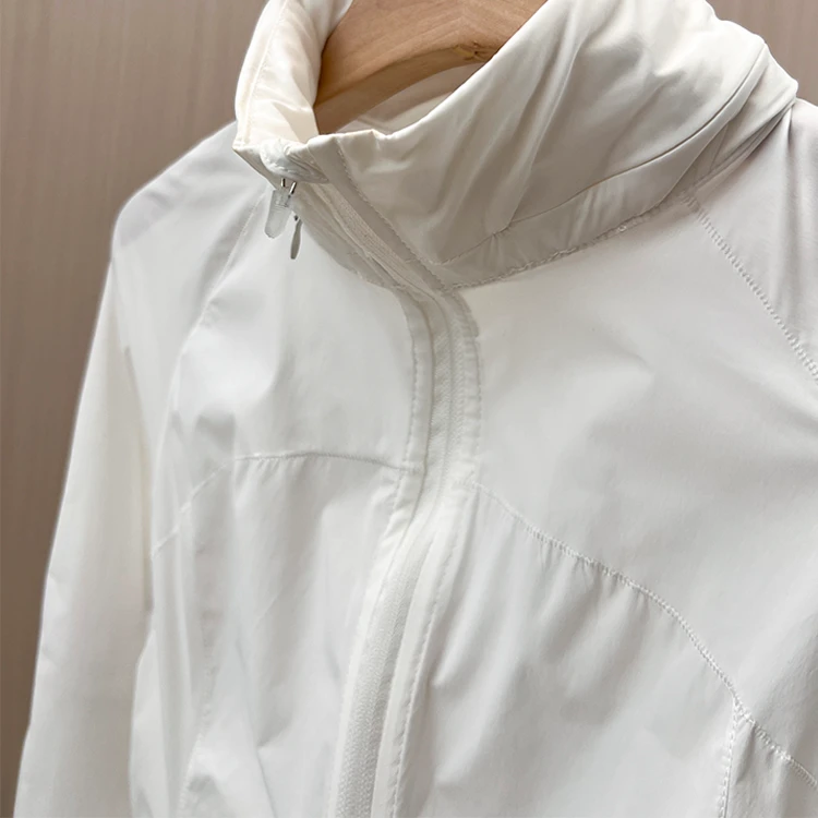 瑜伽轻薄外套女24夏季新款运动户外防晒服