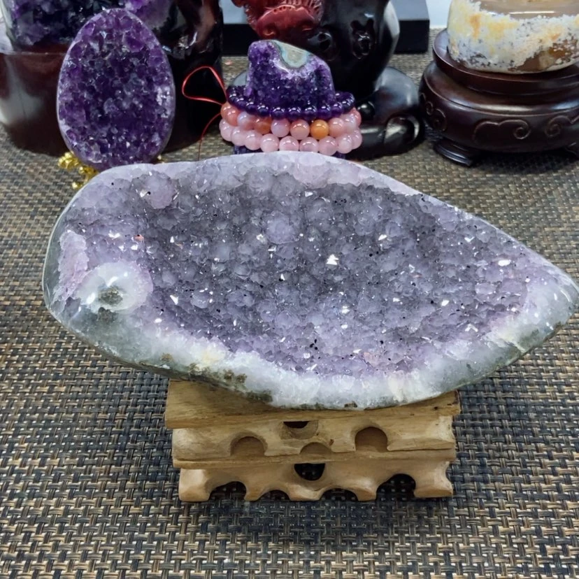 【闪购商品】紫晶摆件未镶嵌安****$