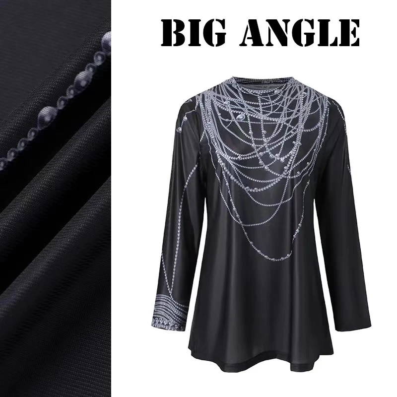 港风买手店爆款内搭打底超好看还显瘦2024年秋冬新款胖mm大码T恤