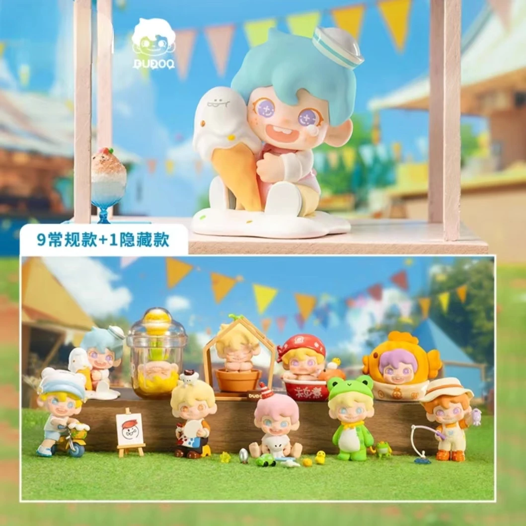 【拆盒】萌动嘉年华系列潮玩盲盒手办摆件