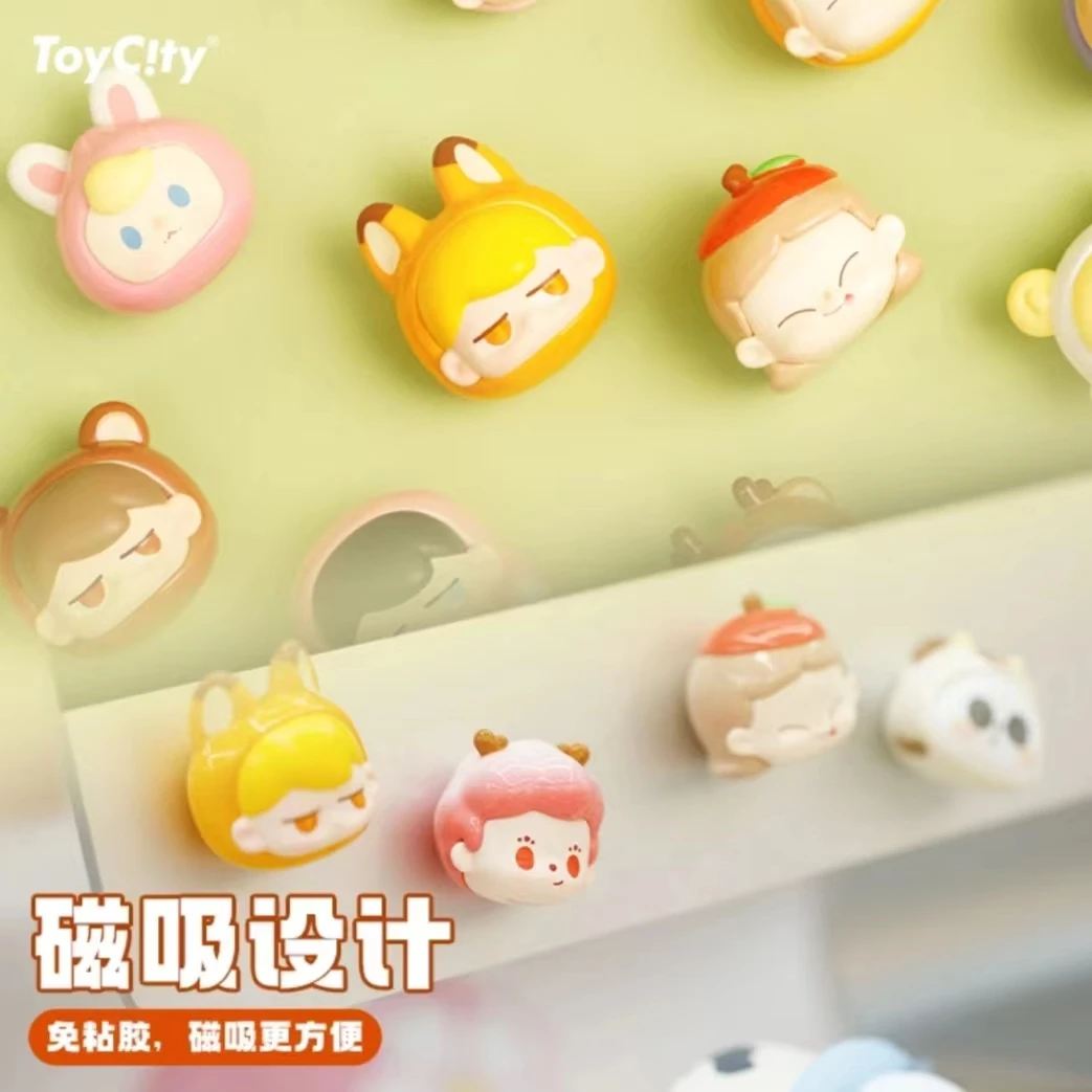 【拆盒】贴贴乐小小果乐园系列潮玩盲盒萌粒手办摆件
