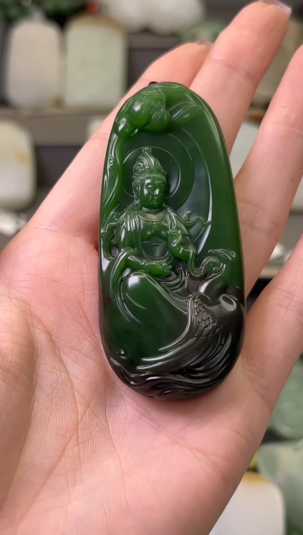 【闪购商品】和田玉(碧玉)颈饰未镶嵌吊坠