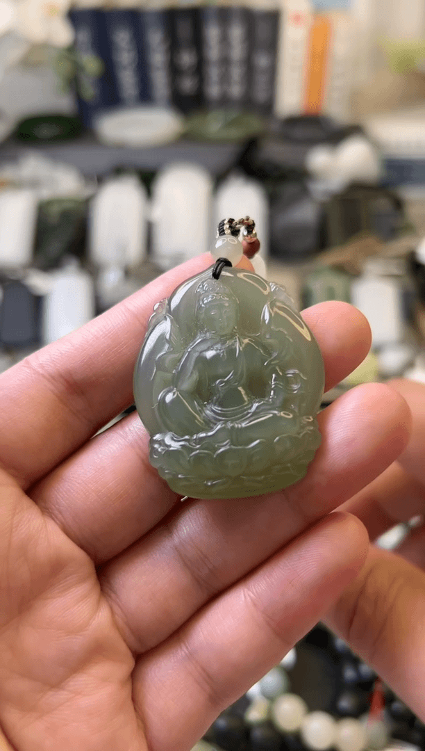 【闪购商品】和田玉吊坠未镶嵌观音