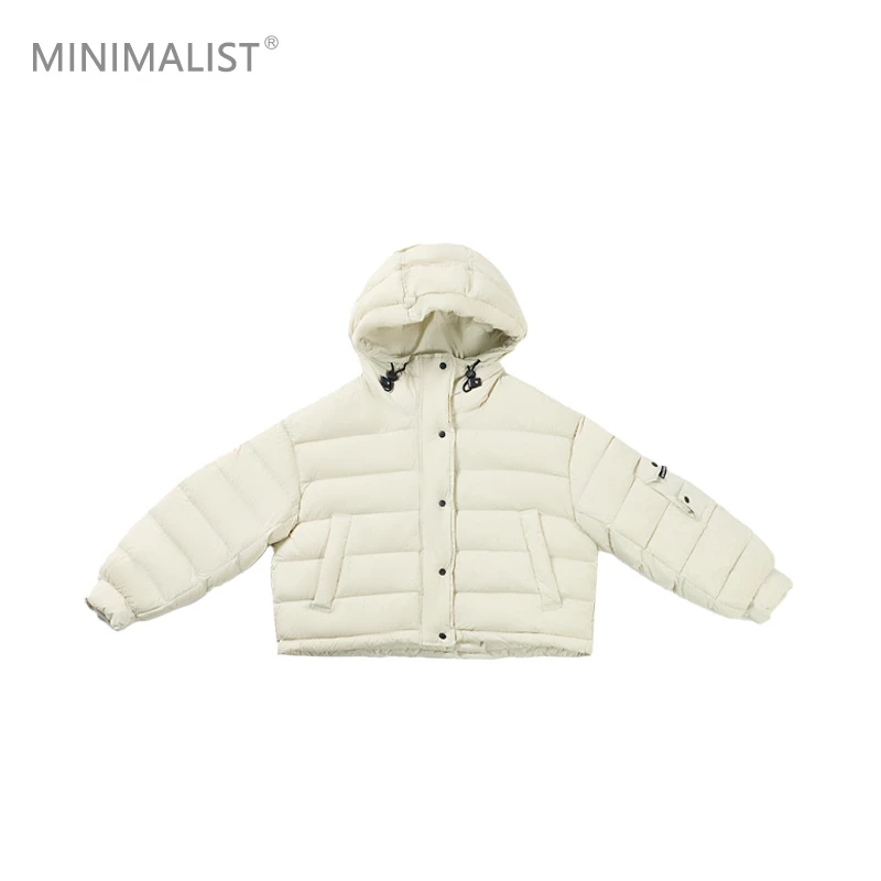 极限民《森语》冬季韩版宽松加厚保暖鸭绒面包服外套W4408O2132