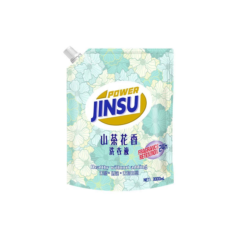 晚风茶山花洗衣液香氛柔护3kg深层强力正品家用持久留香去污无磷