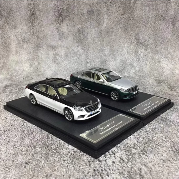 Master 1:64 奔驰S级S450 W222 梅赛德斯 双拼色 汽车模型