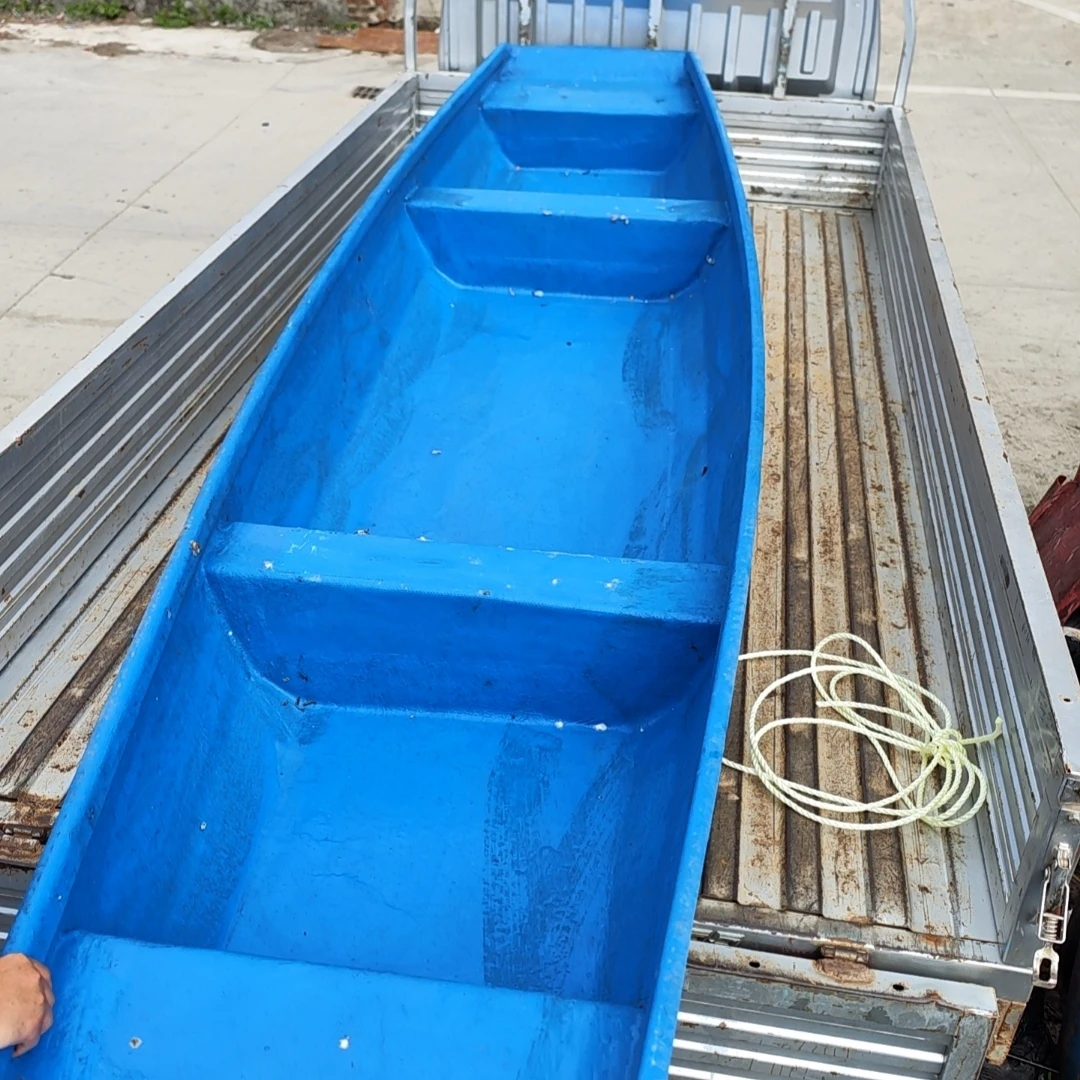 玻璃钢纤维船2.8米到7.5米鱼塘船养殖船