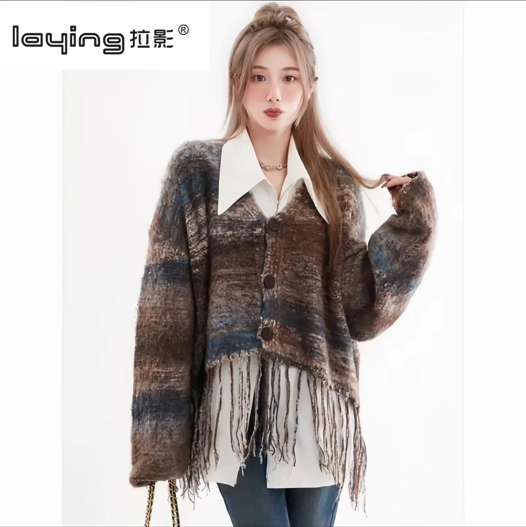 合集！小香风外套时尚格子拼接冬季