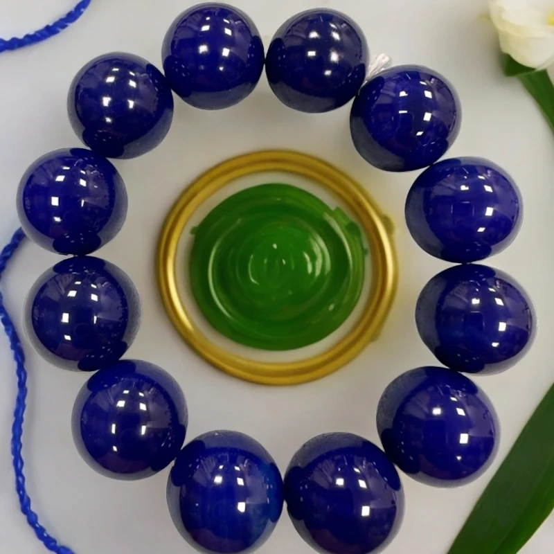 天然玉石帝王青金蓝手串（卡20M）（4004)（2号）