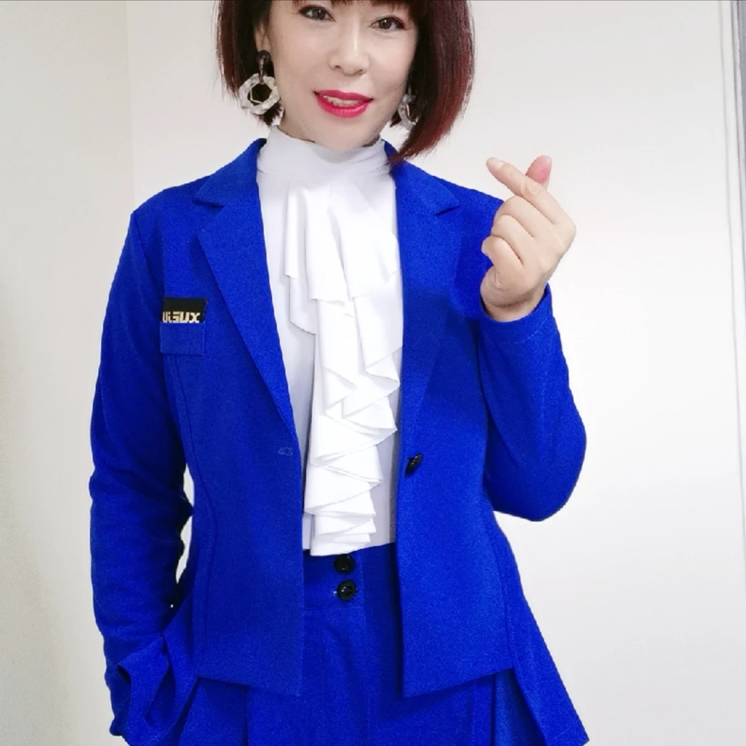 【浩婷雪娟】前短后长时尚气质西服(男女同款)