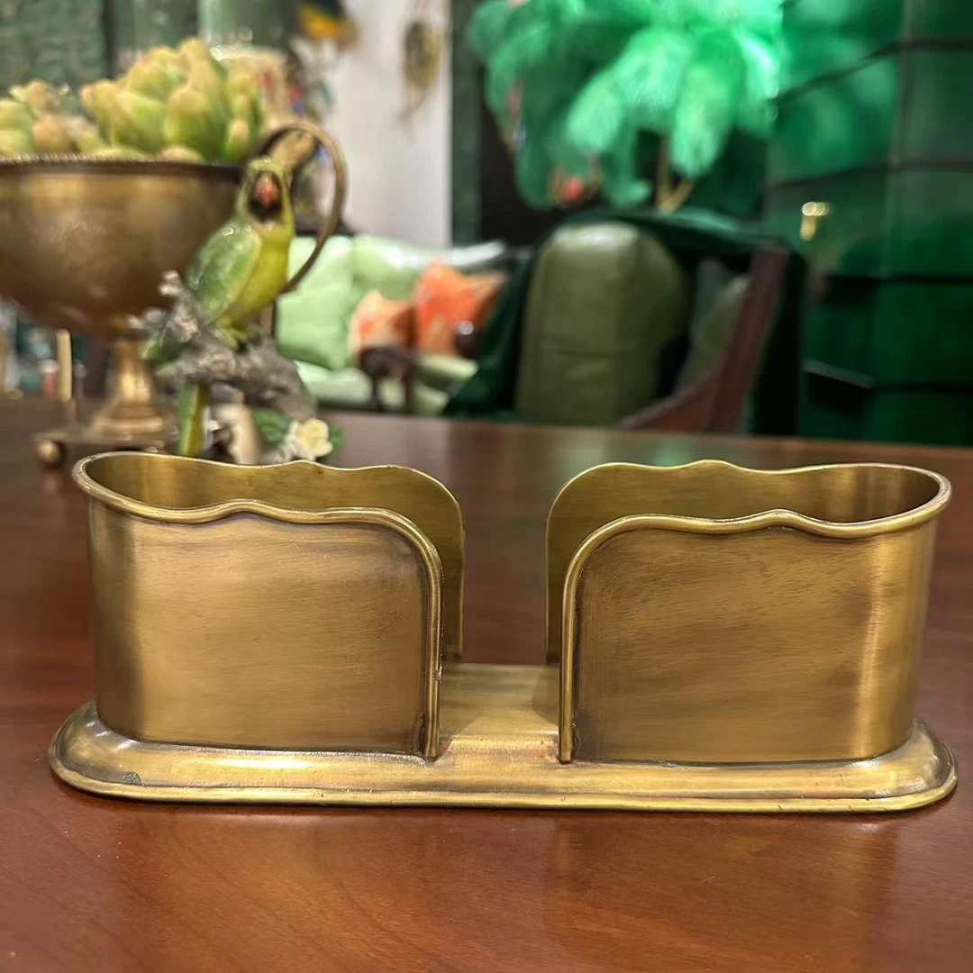 【欧美外单】DG0932欧式全铜名片盒24.5*7*7.5