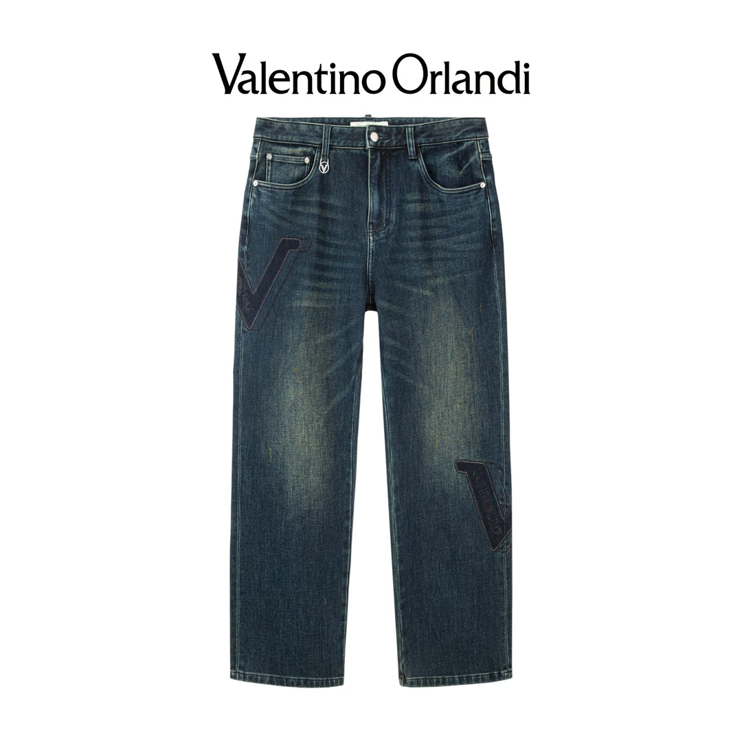 VALENTINO ORLANDI/华伦天奴.奥兰迪复古设计师百搭时尚牛仔裤