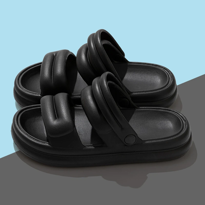 凉鞋女士夏季EVA外穿时尚百搭踩屎感厚底两穿户外沙滩凉拖鞋女夏