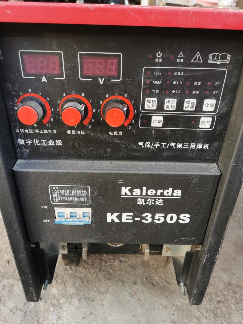 凯尔达KE-350S工业二保焊机 8.0米链接电缆 单曲送丝机 三米焊吧