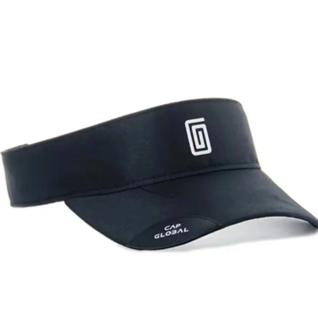 冠戒透气时尚运动遮阳帽夏季无顶休闲马拉松跑步帽轻便百搭空顶帽