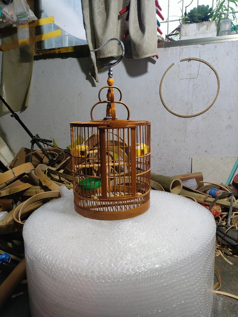 纯手工黄豆鸟笼相思鸟笼小米雀鸟笼秀眼笼凯里纯手工平顶笼