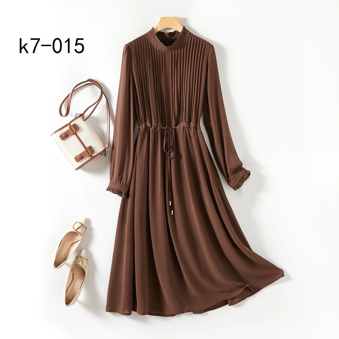 K15【福星高照】气质高雅连衣裙显瘦时尚女士简约百搭