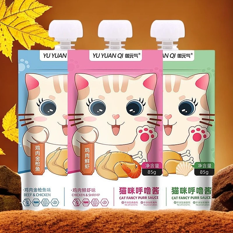 御元气【呼噜酱】宠物猫零食肉餐包猫湿粮
