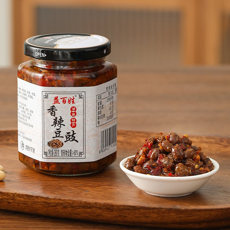 香辣豆豉 即食传统特产蒜香浓郁好吃正宗家常做法农家味下饭280克