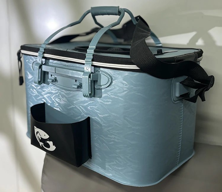 活鱼桶带投鱼口可折叠