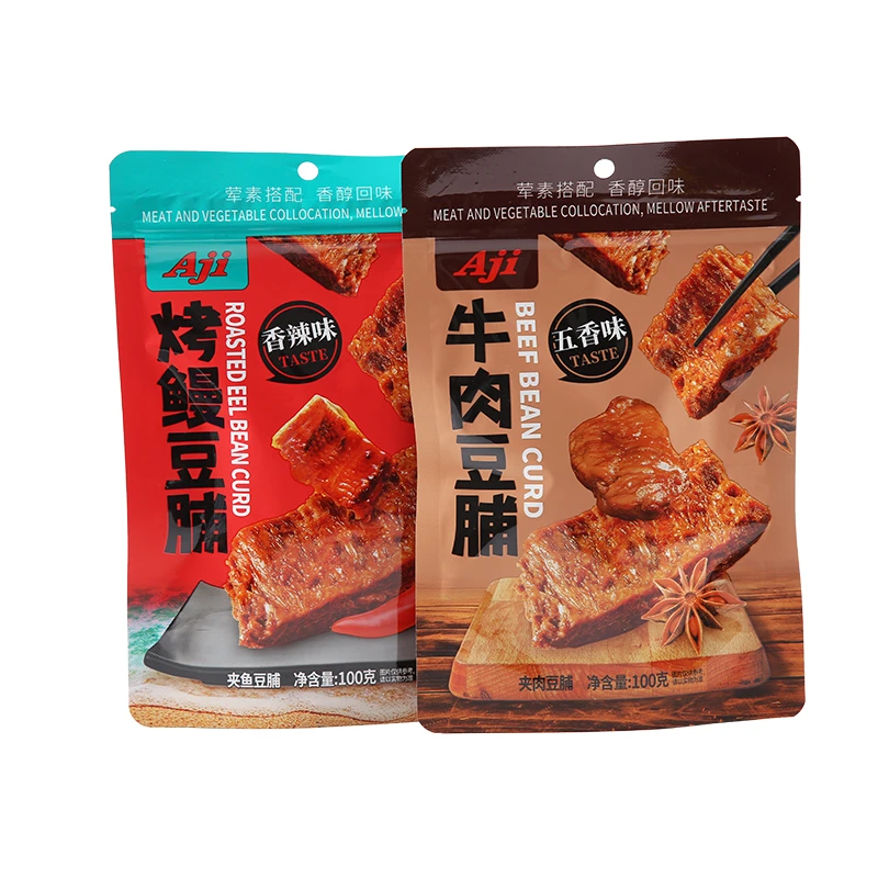 Aji牛肉豆脯五香烤鳗鱼麻辣豆干休闲零食解馋小吃卤味素食小包装