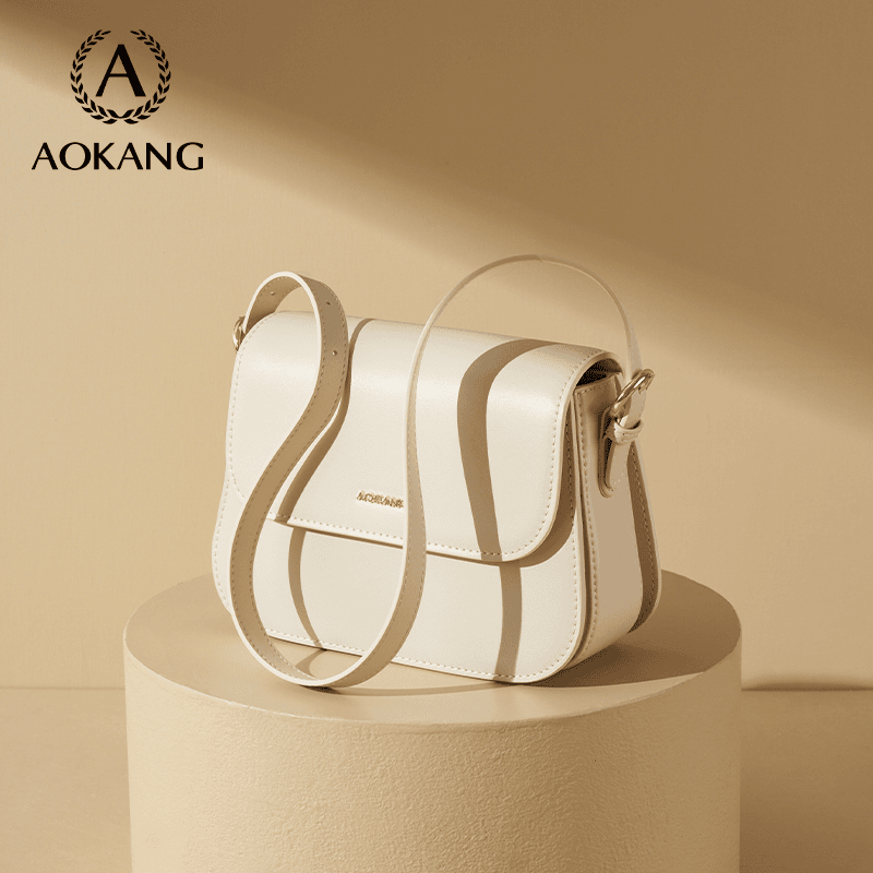 奥康ins洋气高级时尚新款潮流小众简约女士百搭单肩斜跨包包-3116