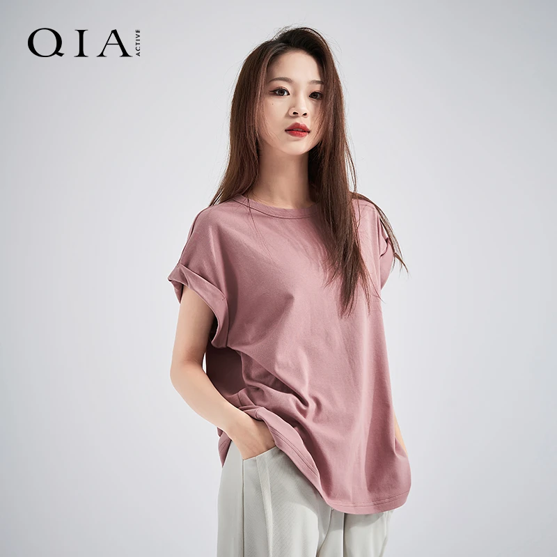 琪亚现代舞练功服上衣夏日常可穿宽松艺考舞蹈生穿搭跳舞短袖T恤