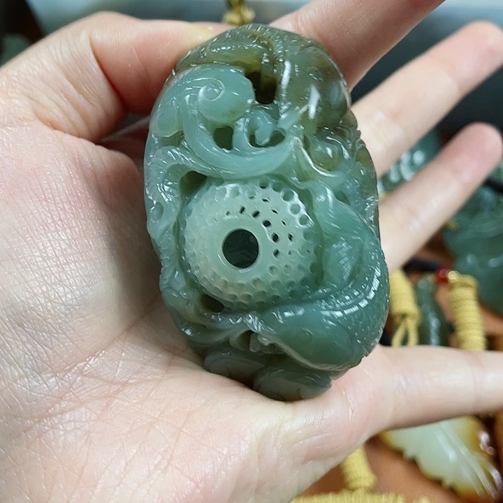 和田玉把件未镶嵌