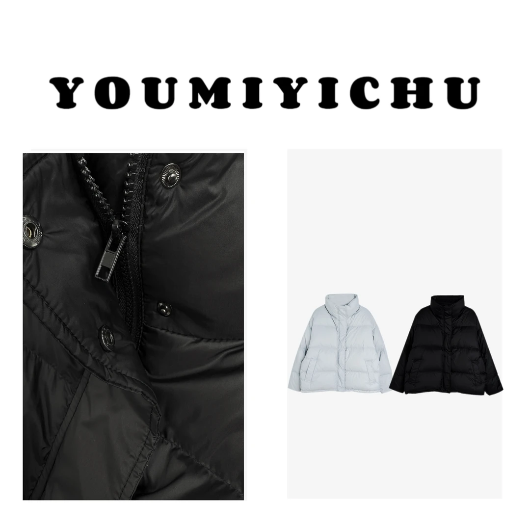 Y.M | 彩虹泡芙 柔软无骨感 95绒小立领保暖服24001