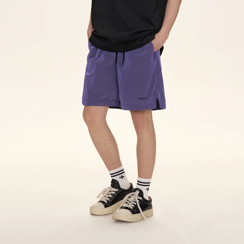 CLIMAX VISION金属反光质感 轻薄透气休闲沙滩短裤 速干防泼水