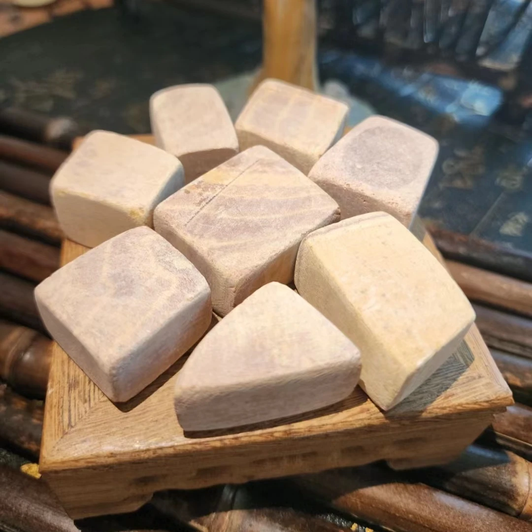 泗滨砭石石块拌水饮用石块