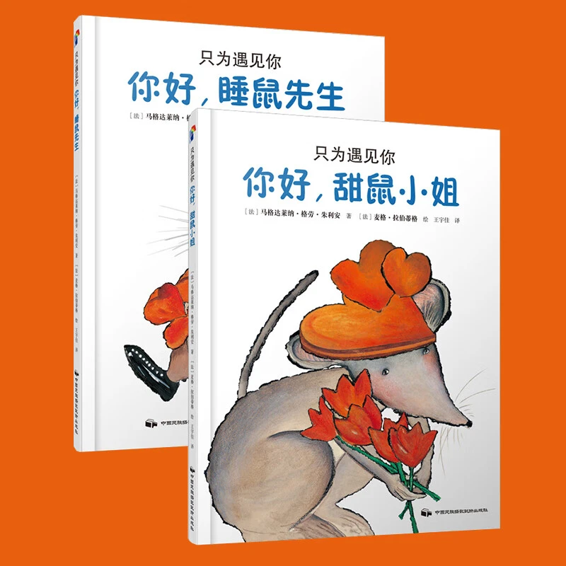 只为遇见你 甜鼠小姐 睡鼠先生 儿童绘本 3-4-5-6周岁故事书