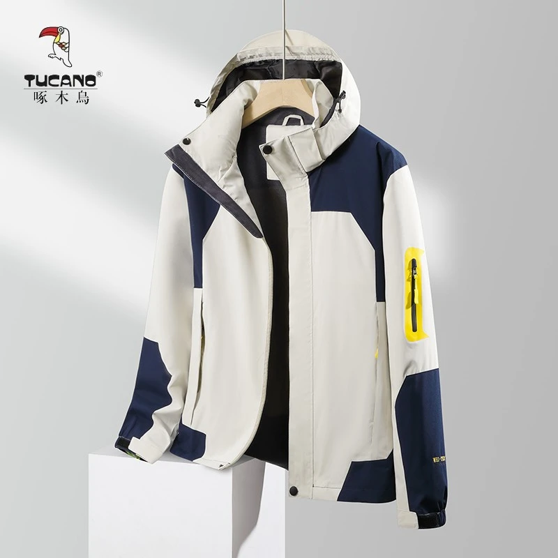 TUCANO/啄木鳥男女冲锋衣外套春秋冬季户外夹克休闲运动登山服