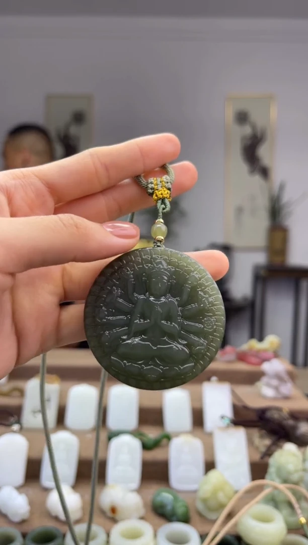 【闪购商品】和田玉挂件未镶嵌1