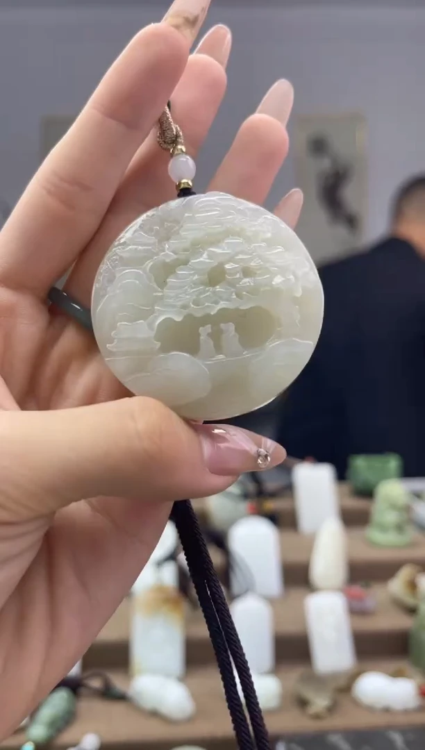 【闪购商品】和田玉挂件未镶嵌1